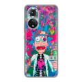 Дизайнерский силиконовый чехол для Huawei Honor 50 Рик и Морти Rick Morty