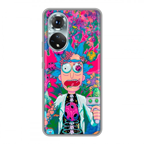 Дизайнерский силиконовый чехол для Huawei Honor 50 Рик и Морти Rick Morty