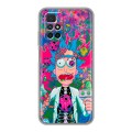 Дизайнерский силиконовый чехол для Xiaomi Redmi 10 Рик и Морти Rick Morty