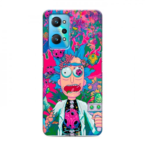 Дизайнерский силиконовый чехол для Realme GT Neo 2 Рик и Морти Rick Morty