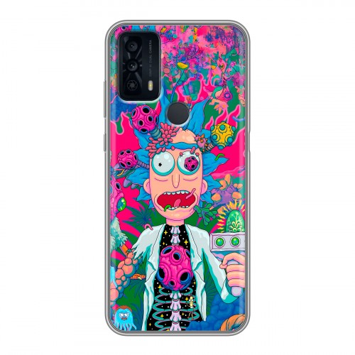 Дизайнерский силиконовый чехол для TCL 20B Рик и Морти Rick Morty