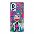 Дизайнерский силиконовый чехол для Samsung Galaxy A23 Рик и Морти Rick Morty