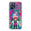 Дизайнерский силиконовый чехол для Realme C35 Рик и Морти Rick Morty