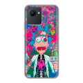 Дизайнерский силиконовый чехол для Realme C30 Рик и Морти Rick Morty