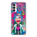 Дизайнерский силиконовый чехол для Tecno Pova 3 Рик и Морти Rick Morty