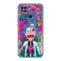 Дизайнерский силиконовый чехол для Xiaomi Redmi 10A Рик и Морти Rick Morty