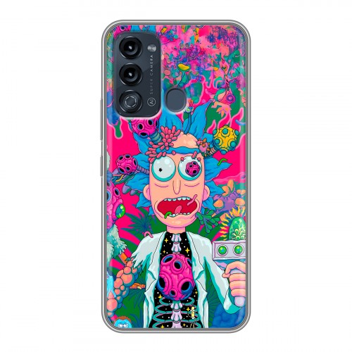 Дизайнерский силиконовый чехол для Itel Vision 3 Рик и Морти Rick Morty