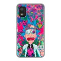 Дизайнерский силиконовый чехол для Itel A17 Рик и Морти Rick Morty
