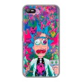 Дизайнерский силиконовый с усиленными углами чехол для Itel A25 Рик и Морти Rick Morty
