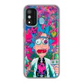 Дизайнерский силиконовый чехол для Itel A27 Рик и Морти Rick Morty