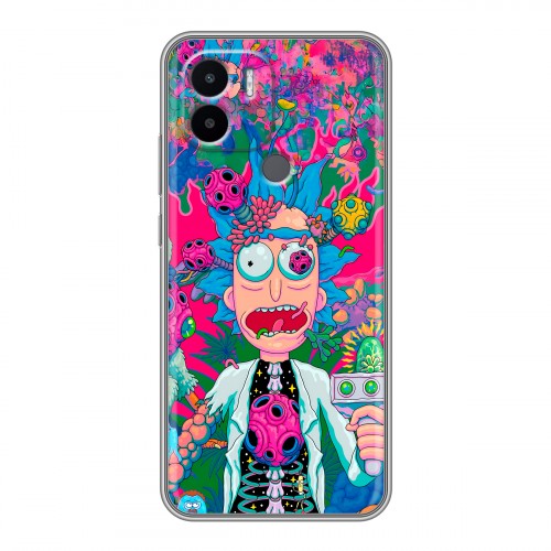 Дизайнерский силиконовый чехол для Xiaomi Redmi A1 Plus Рик и Морти Rick Morty