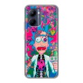 Дизайнерский силиконовый чехол для Realme C33 Рик и Морти Rick Morty