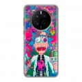 Дизайнерский силиконовый с усиленными углами чехол для Huawei Mate 50 Рик и Морти Rick Morty