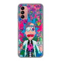 Дизайнерский силиконовый чехол для Samsung Galaxy A04s Рик и Морти Rick Morty