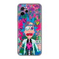 Дизайнерский силиконовый с усиленными углами чехол для Huawei Nova Y61 Рик и Морти Rick Morty