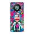 Дизайнерский силиконовый чехол для Huawei Nova Y90 Рик и Морти Rick Morty