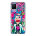 Дизайнерский силиконовый чехол для TCL 405 Рик и Морти Rick Morty