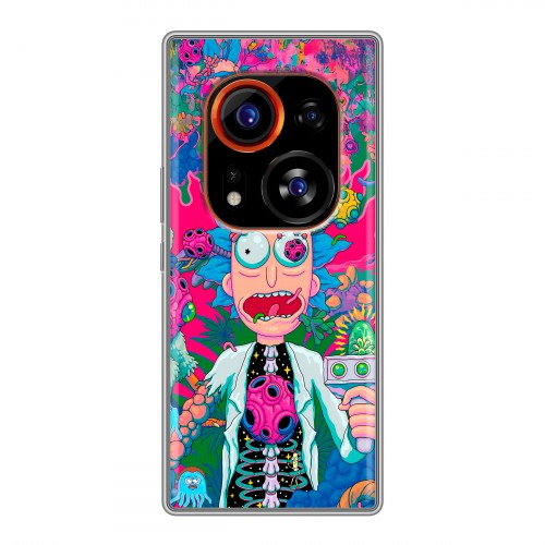 Дизайнерский силиконовый чехол для Tecno Phantom X2 Pro Рик и Морти Rick Morty