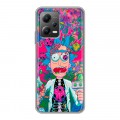 Дизайнерский силиконовый чехол для Xiaomi Poco X5 Рик и Морти Rick Morty