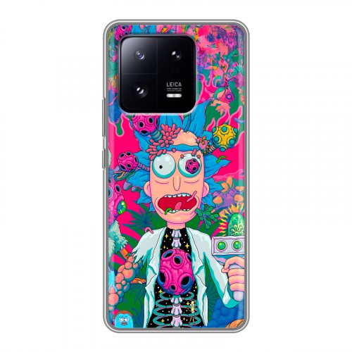 Дизайнерский силиконовый чехол для Xiaomi 13 Pro Рик и Морти Rick Morty