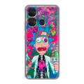 Дизайнерский силиконовый чехол для Itel P40 Рик и Морти Rick Morty