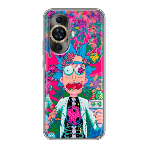 Дизайнерский силиконовый чехол для Huawei Nova 11 Рик и Морти Rick Morty