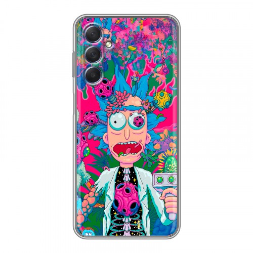 Дизайнерский силиконовый чехол для Samsung Galaxy M54 Рик и Морти Rick Morty