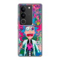 Дизайнерский силиконовый чехол для Vivo S17 Рик и Морти Rick Morty