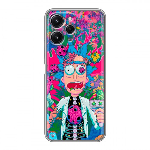 Дизайнерский силиконовый чехол для Xiaomi RedMi 12 Рик и Морти Rick Morty