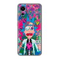 Дизайнерский силиконовый чехол для OPPO A78 4G Рик и Морти Rick Morty