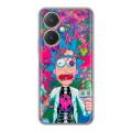 Дизайнерский силиконовый чехол для Vivo Y27 4G Рик и Морти Rick Morty