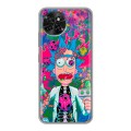 Дизайнерский силиконовый чехол для Itel S23 Рик и Морти Rick Morty