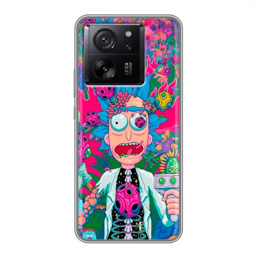 Дизайнерский силиконовый чехол для Xiaomi 13T Рик и Морти Rick Morty
