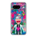 Дизайнерский силиконовый чехол для Google Pixel 8 Рик и Морти Rick Morty