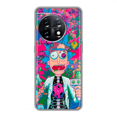 Дизайнерский силиконовый чехол для OnePlus 11 Рик и Морти Rick Morty