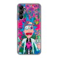 Дизайнерский силиконовый чехол для Samsung Galaxy A05s Рик и Морти Rick Morty