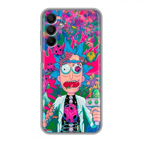 Дизайнерский силиконовый чехол для Samsung Galaxy A15 Рик и Морти Rick Morty