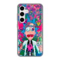 Дизайнерский силиконовый чехол для Samsung Galaxy S24 Рик и Морти Rick Morty