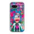 Дизайнерский силиконовый чехол для Google Pixel 8a Рик и Морти Rick Morty