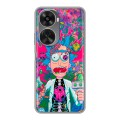 Дизайнерский силиконовый чехол для Huawei Nova 11 SE Рик и Морти Rick Morty