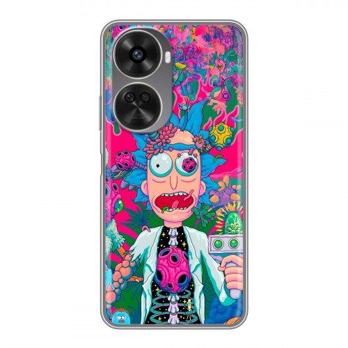Дизайнерский силиконовый чехол для Huawei Nova 11 SE Рик и Морти Rick Morty