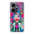 Дизайнерский силиконовый чехол для Itel P55 Plus Рик и Морти Rick Morty