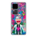 Дизайнерский силиконовый чехол для Vivo V30 5G Рик и Морти Rick Morty