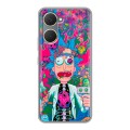 Дизайнерский силиконовый чехол для Vivo Y03 Рик и Морти Rick Morty