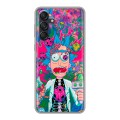 Дизайнерский силиконовый чехол для Samsung Galaxy M55 Рик и Морти Rick Morty