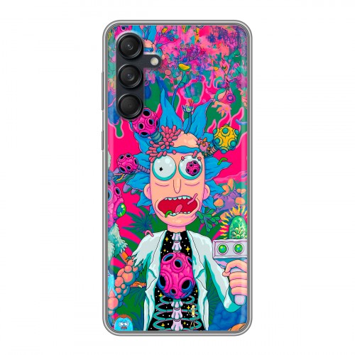 Дизайнерский силиконовый чехол для Samsung Galaxy M55 Рик и Морти Rick Morty