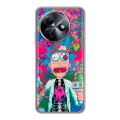 Дизайнерский силиконовый чехол для Itel S24 Рик и Морти Rick Morty