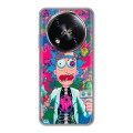 Дизайнерский силиконовый чехол для Itel RS4 Рик и Морти Rick Morty