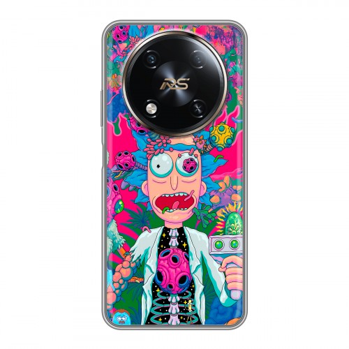 Дизайнерский силиконовый чехол для Itel RS4 Рик и Морти Rick Morty