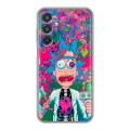 Дизайнерский силиконовый чехол для Samsung Galaxy M35 Рик и Морти Rick Morty